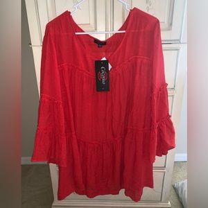 Women’s plus size 3x 3/4 quester sleeve shirt